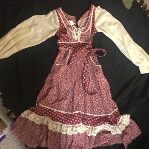 Vintage Gunne Sax Red Dress